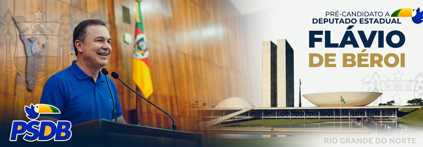 Flávio de Béroi — Pré-candidato a Deputado Estadual pelo PSDB/RN